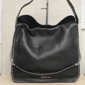 Michael Kors Astor Large Black Hobo Bag
